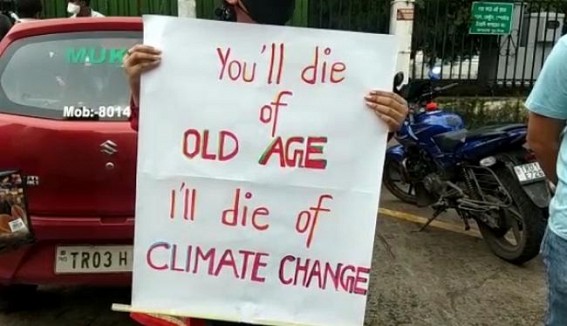 Fridays For Future Tripura (FFFT) observed curriculum to awaken people about the deadly effects of Global Warming